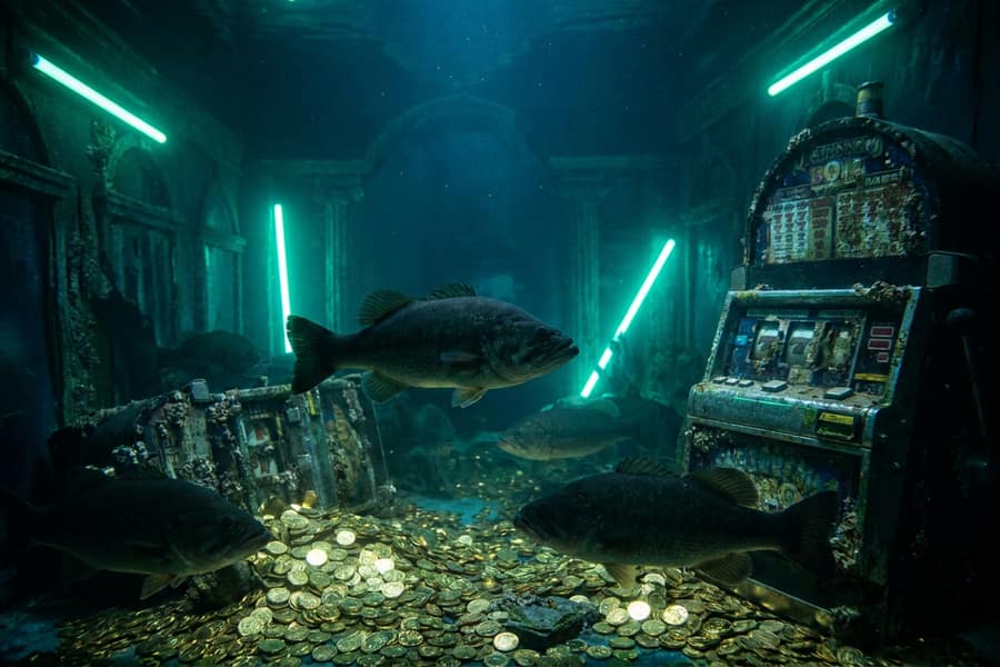 Слот Big Bass Bonanza подводный мир