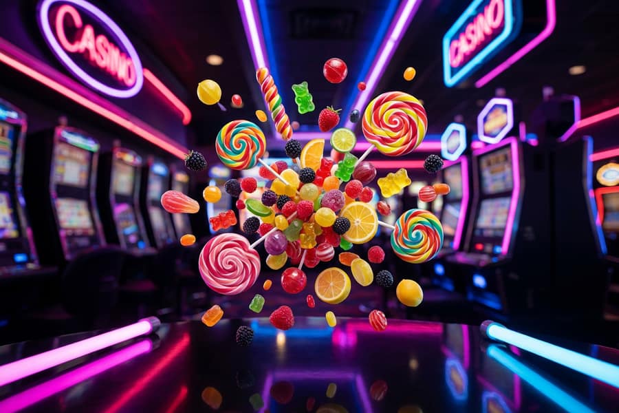 Слот Sweet Bonanza яркие конфеты